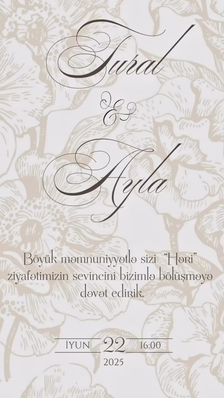 Online video dəvətnamə